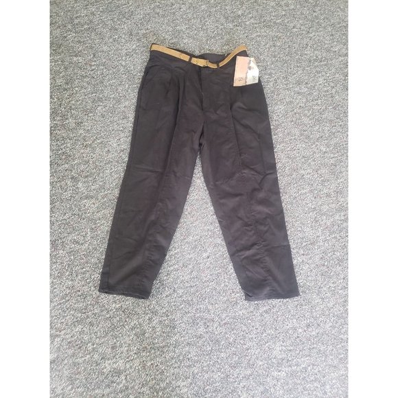 80s/90s Deadstock‎ Chic Trousers with Belt - Picture 1 of 4